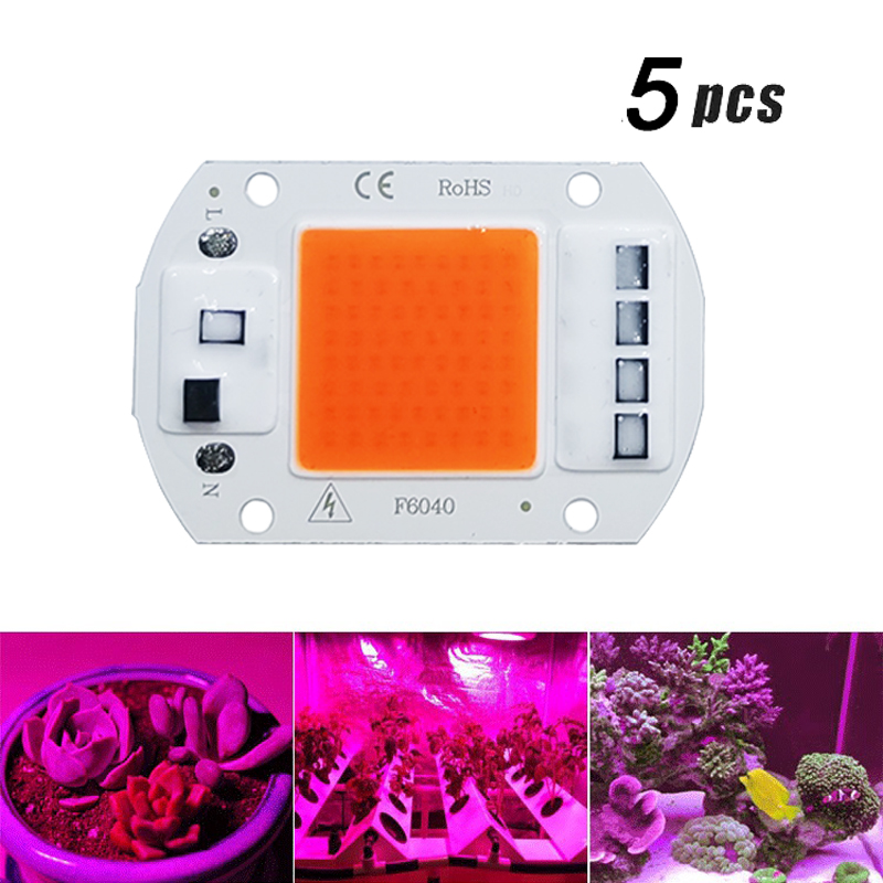 Plant Grow Light Full Spectrum - Bộ 5 Đèn LED Phát Triển