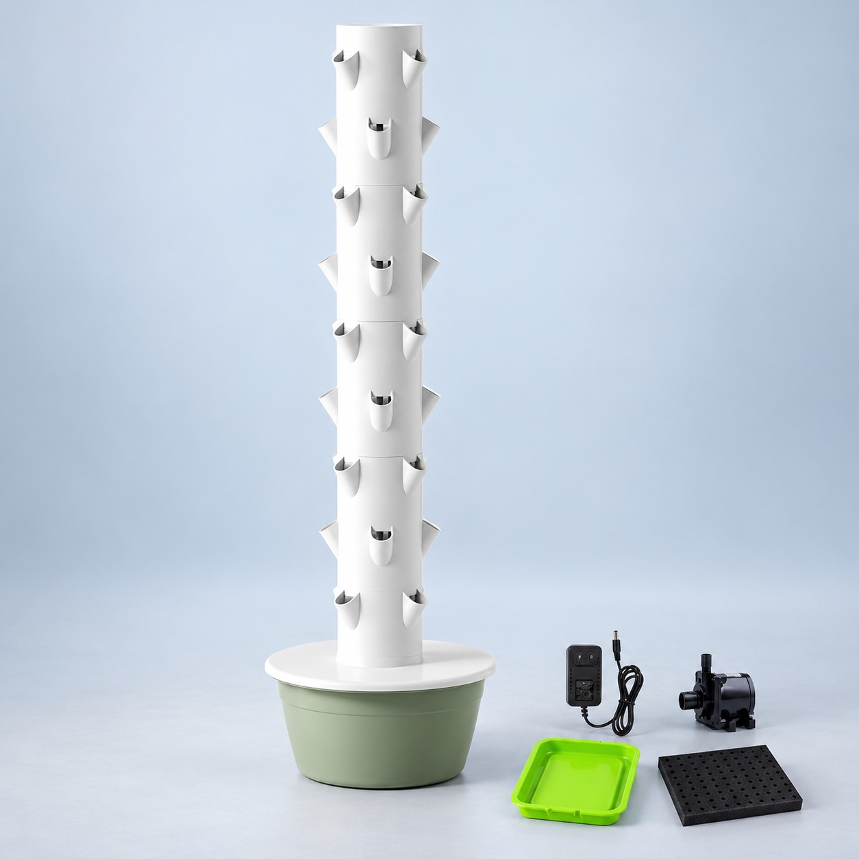9 Layer 36 Hole Space Tree Hyd - đánh giá và giá Hydroponic Tower