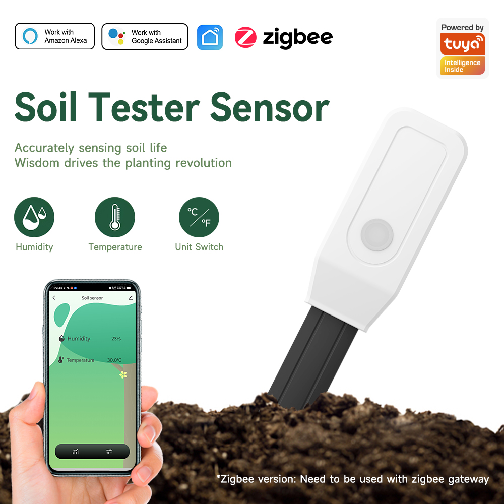 Smart Soil Tester Sensor, Zigb - đánh giá và giá Plant Monitor