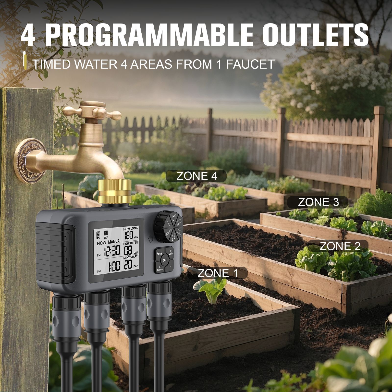 New outdoor intelligent sub-co - đánh giá và giá Automatic Watering