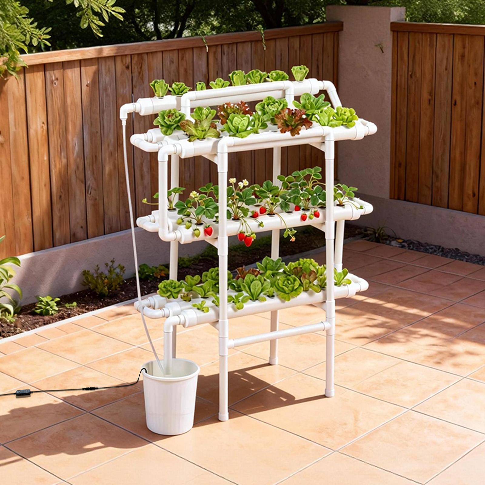 3 Tier 90 Sites Hydroponic Gro - đánh giá và giá Indoor Garden Kit