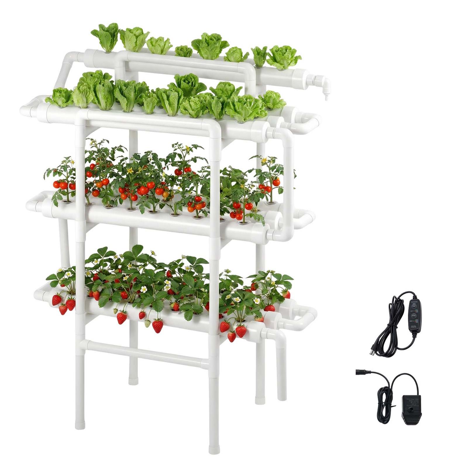 3 Tier 90 Sites Hydroponic Gro - đánh giá và giá Indoor Garden Kit