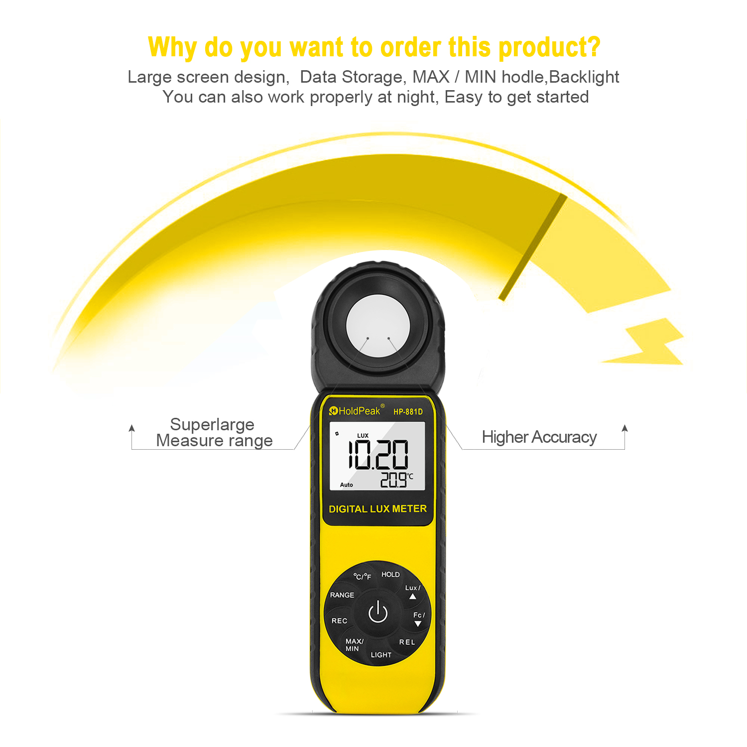 Digital Lux Meter Light Meter  - đánh giá và giá Plant Sensor