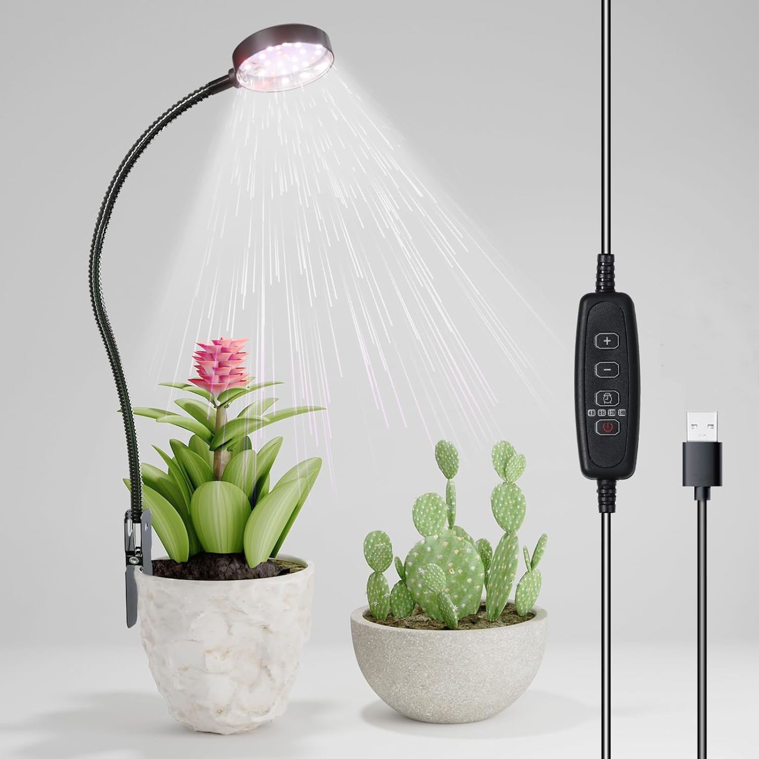 Đèn LED trồng cây USB 6000K, á - đánh giá và giá Plant Grow Light Full Spectrum