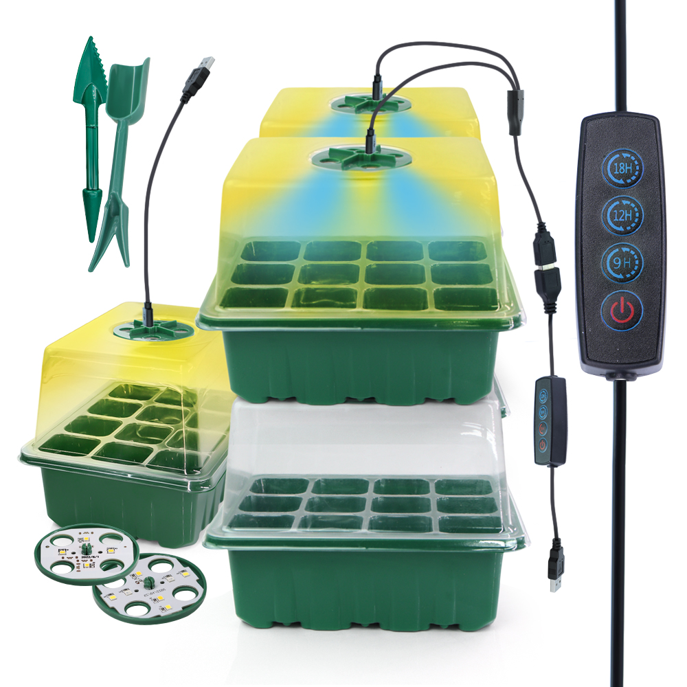 LED Nursery Pots with Grow Lig - đánh giá và giá Grow Light Led