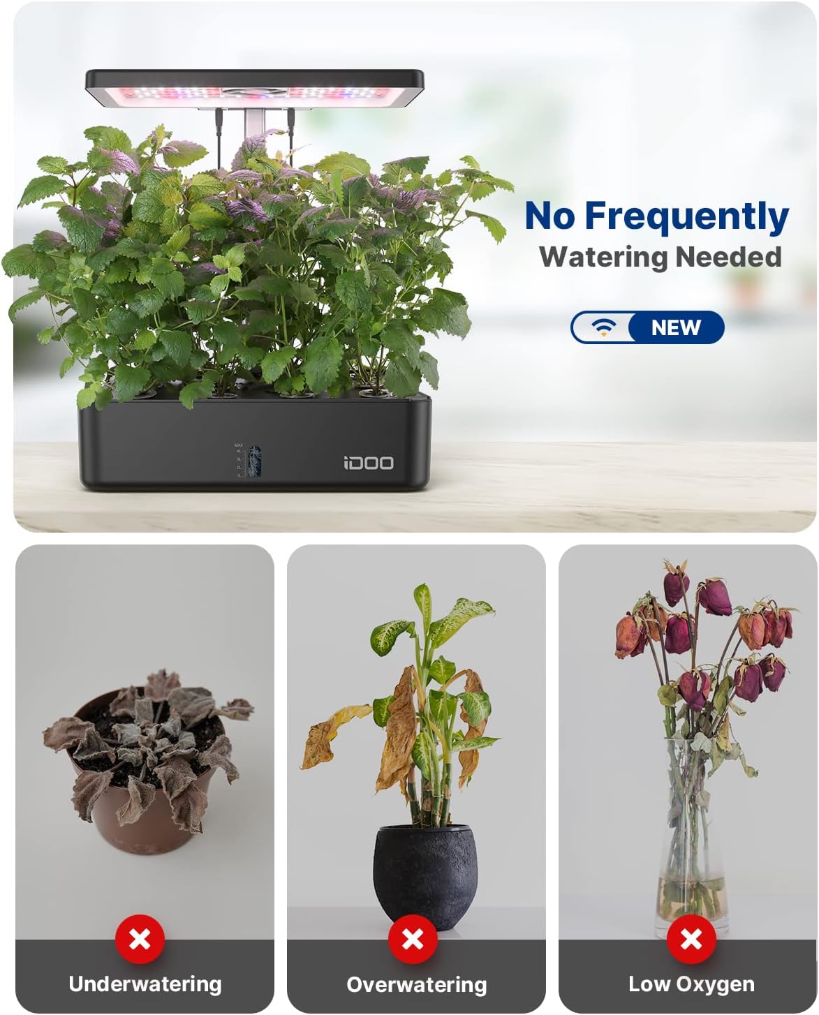 12 Pods WiFi Hydroponics Growi - đánh giá và giá Hydroponic Grow Pod