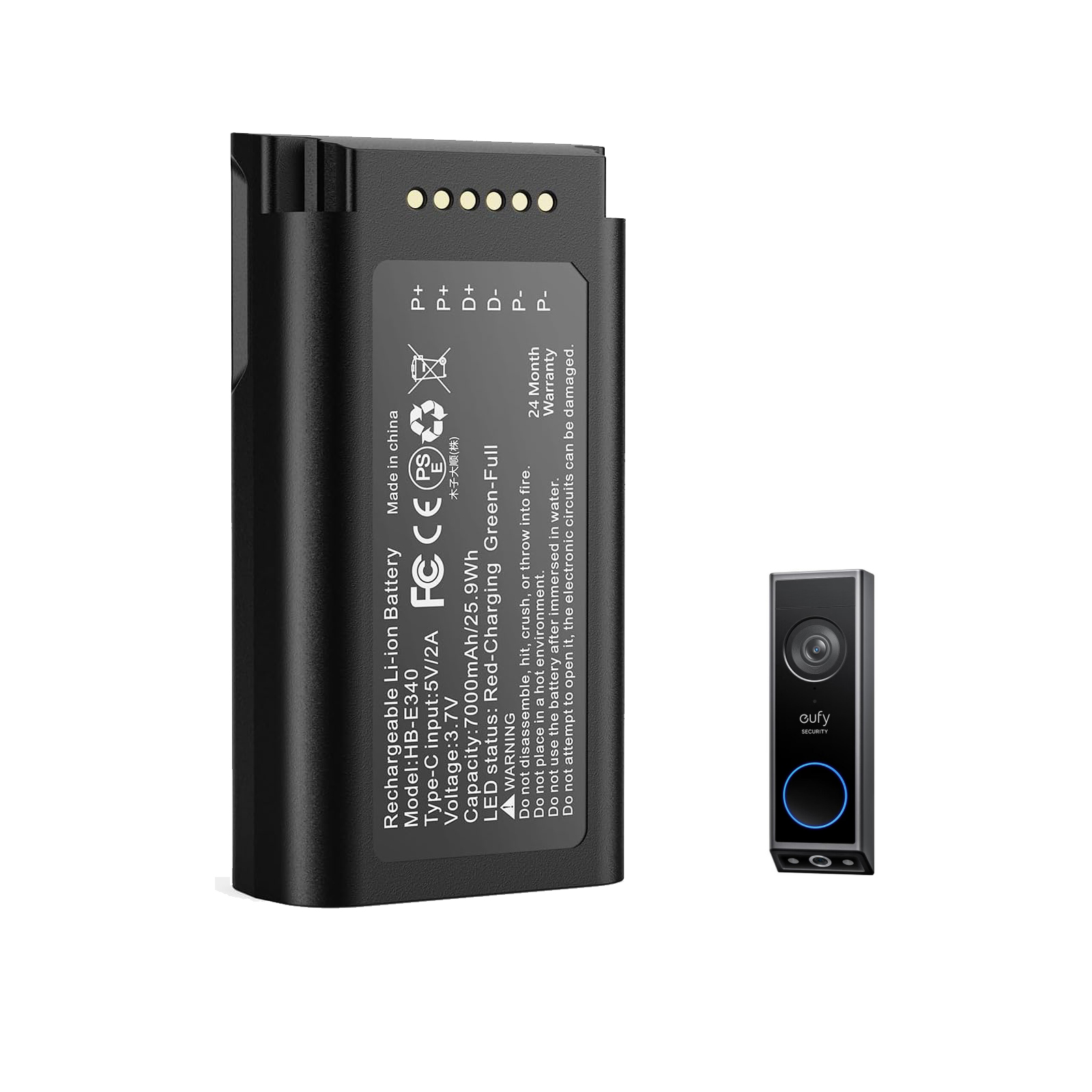 7000mAh Rechargeable Lithium B - đánh giá và giá Eufy Camera S340