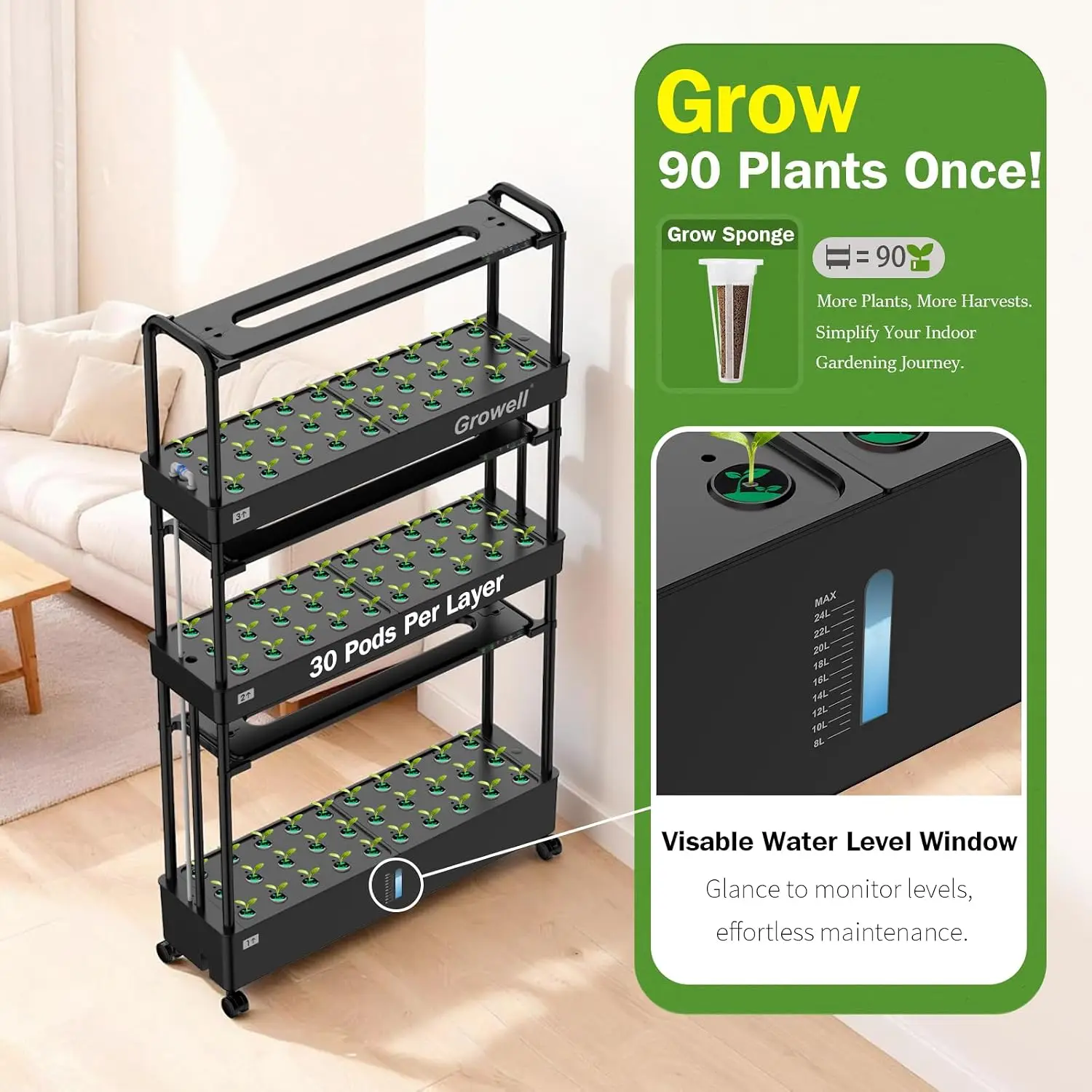 Large Hydroponics Growing Syst - đánh giá và giá Hydroponic Grow Pod
