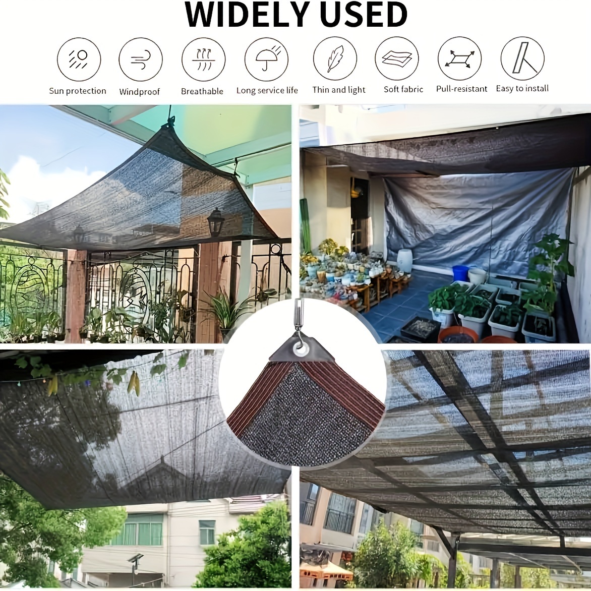 Lưới che nắng màu đen, kích th - đánh giá và giá Plant Monitor